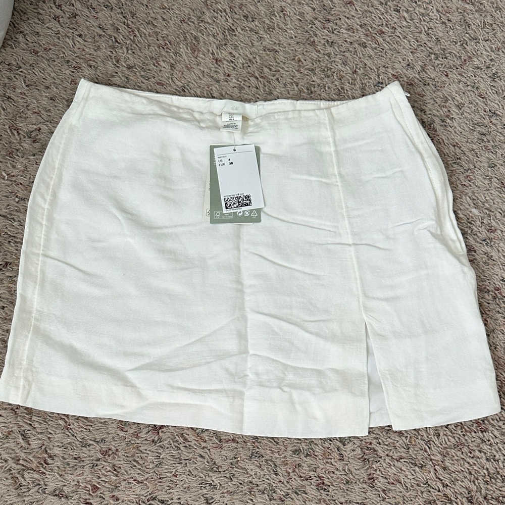 H&M Linen Type Skirt